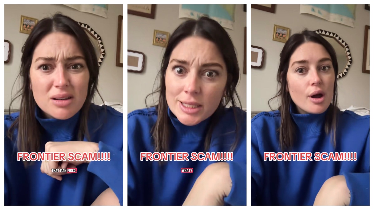 Woman exposes Frontier Airlines scam after her mother was charged $50 cash bribe by an agent.