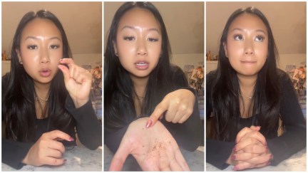 Woman finds bugs in her seasoning after she makes soup using it.