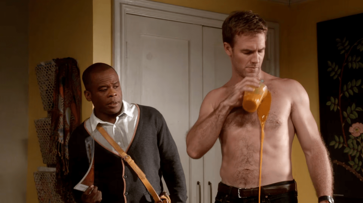 James Van Der Beek and Luther on Don't Trust The B