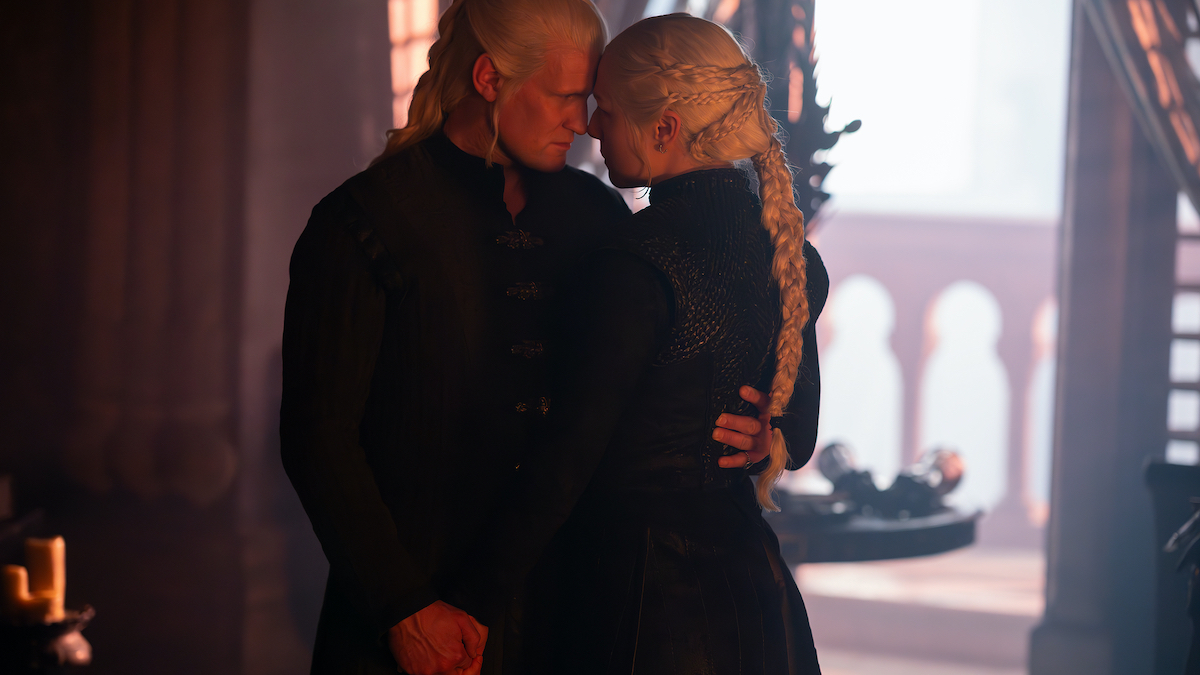 Matt Smith and Emma D'Arcy in 'House of the Dragon' Season 3