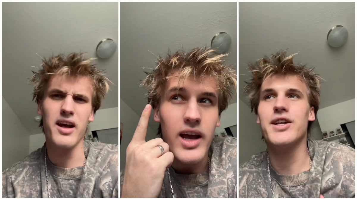 Chad Franke recounts his mother asking his female lifeguard friends to not wear two-piece swimsuits.