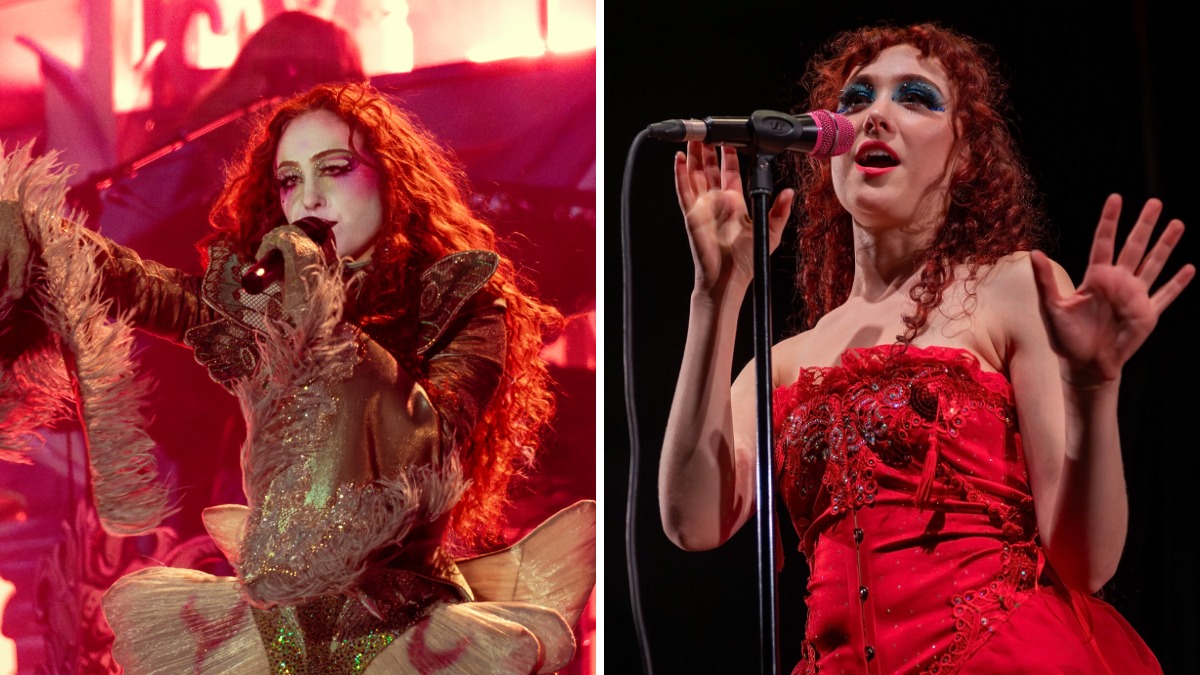 two pictures of chappell roan