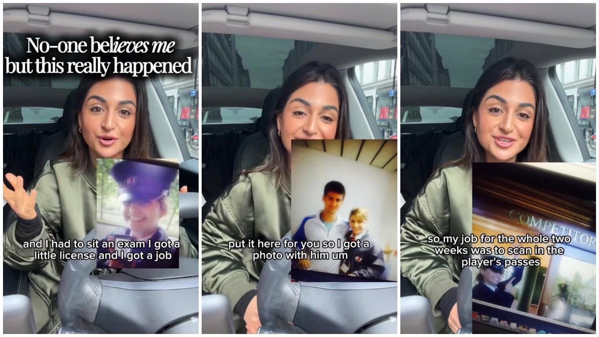 Doctor recounts her meeting with Novak Djokovic when she was a Wimbledon security guard.