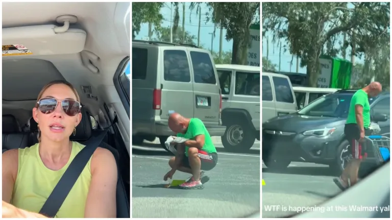 Florida woman sees the most bizarre things happening at Walmart parking lot.