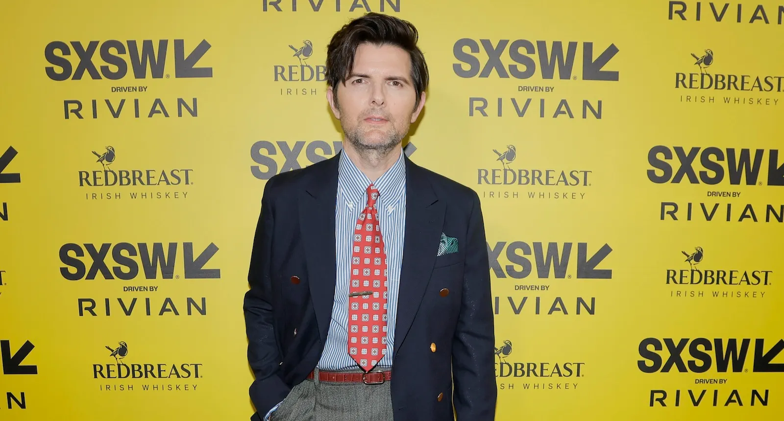 adam scott on a carpet