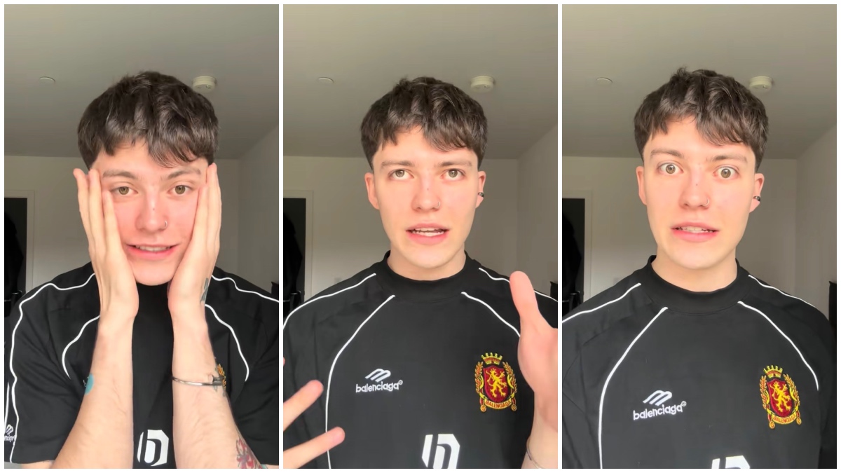 London boy accidentally puts his finger into an old man’s ear on the train.