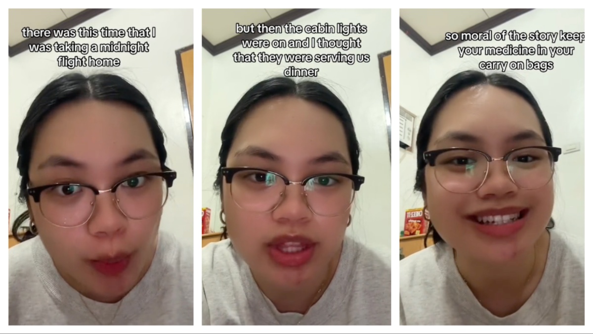 Woman’s calm flight with Philippine Airlines spirals as a sick passenger disrupts the trip: ‘Keep your medicine in your carry-on bags’ Woman’s calm flight with Philippine Airlines spirals as a sick passenger disrupts the trip: ‘Keep your medicine in your carry-on bags’