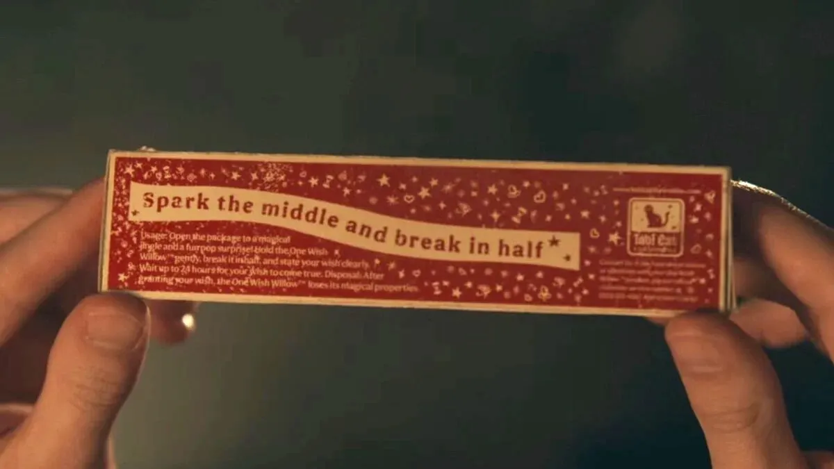 a box with two hands