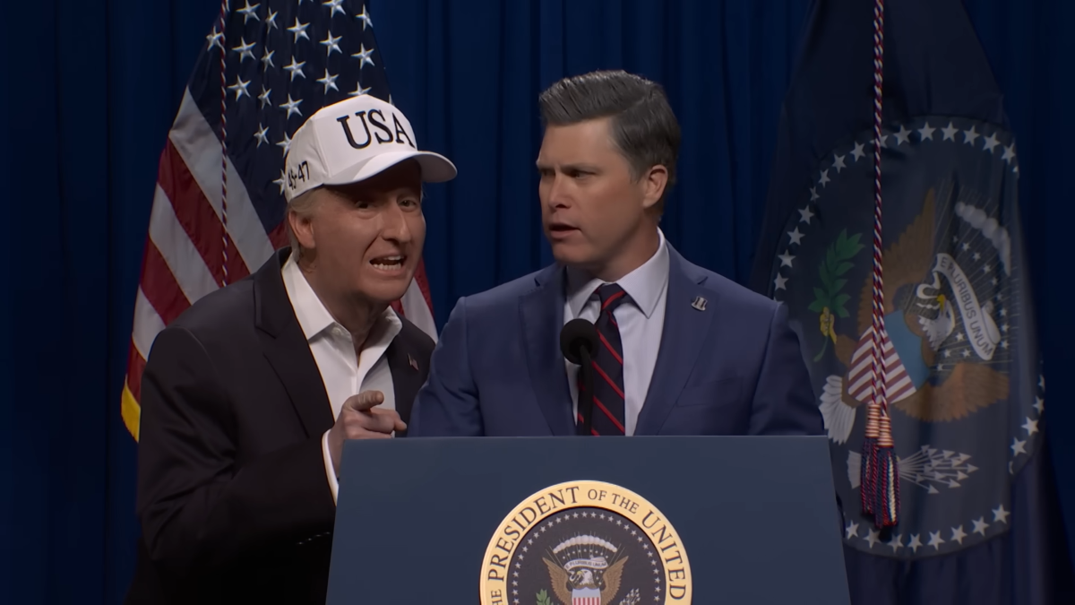 James Austin Johnson and Colin Jost roasts Donald Trump and Pete Hegseth on SNL