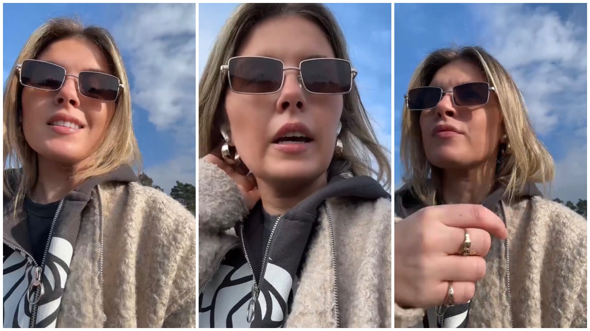 Scottish actor says goodbye to her partner and goes back to sleep. Minutes later, she sees someone standing over her bed &mdash; but none of it was real