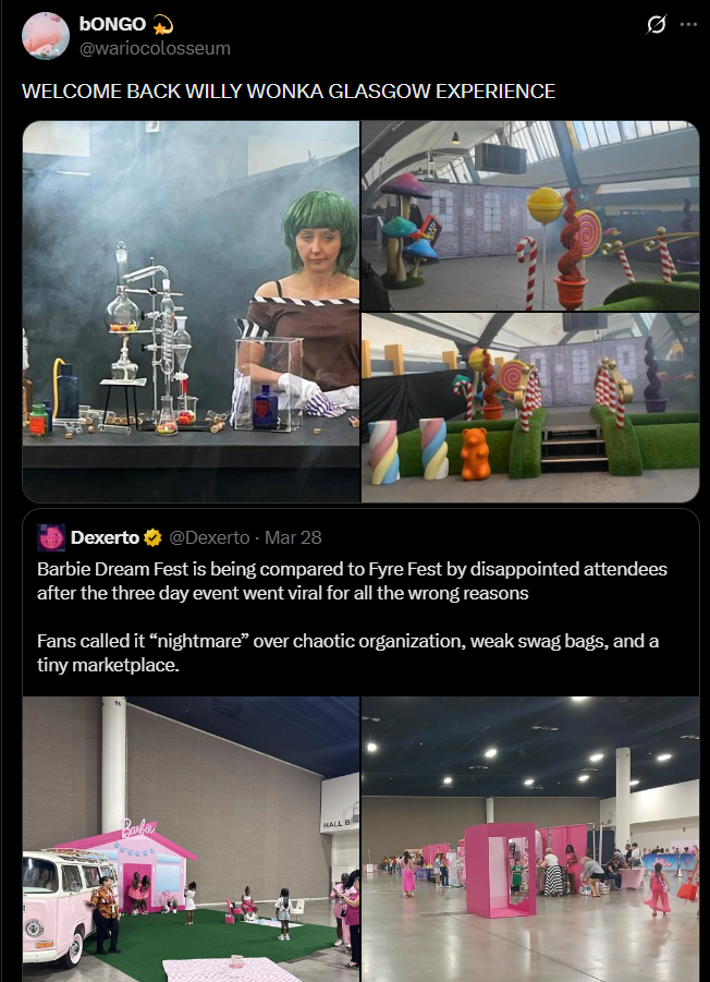 Social media clowns Barbie DreamFest event