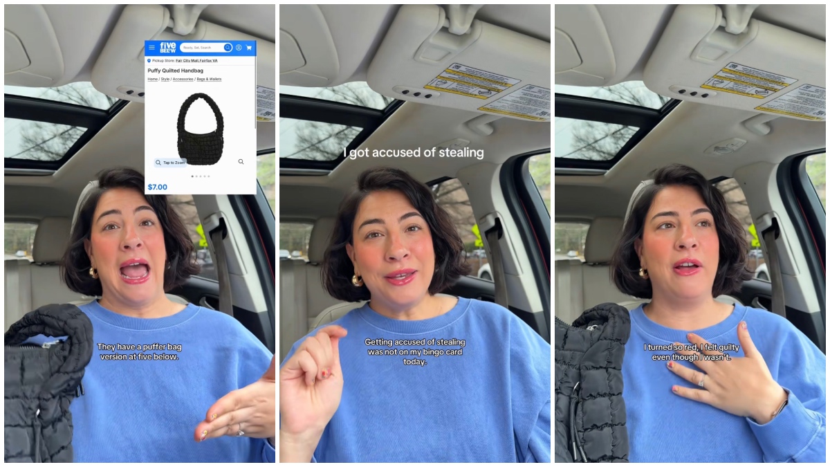 Virginia mom goes shopping at Five Below, checks out, and walks to her car. Then an employee came accusing her of stealing her bag: ‘I turned so red’