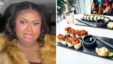 woman shares first date of the year story (l) Sushi date (r)