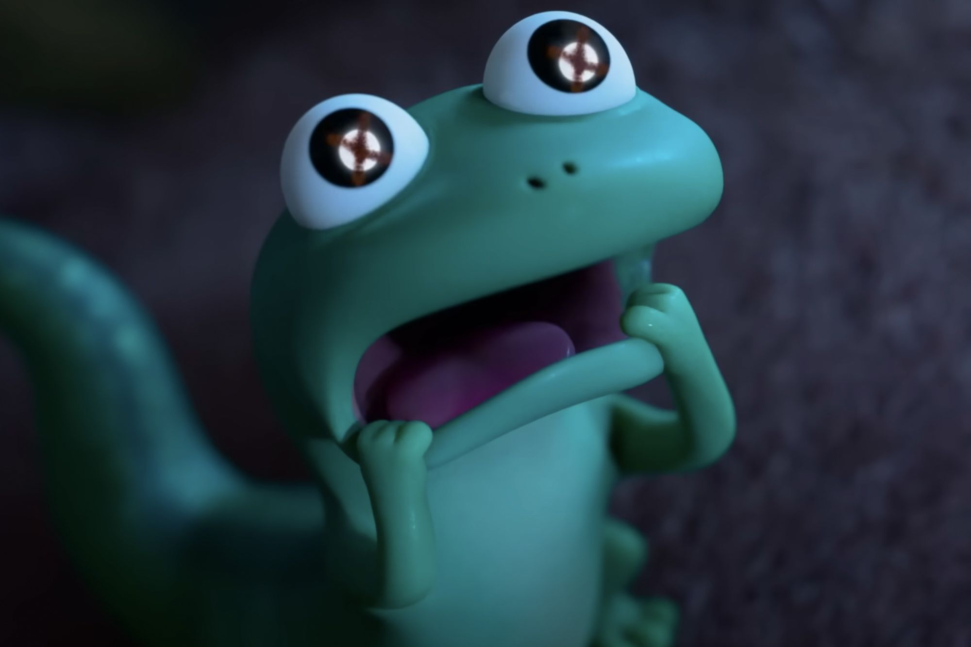 Tom the Lizard from Hoppers.