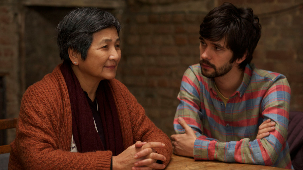 Ben Whishaw and Cheng Pei-pei in Lilting