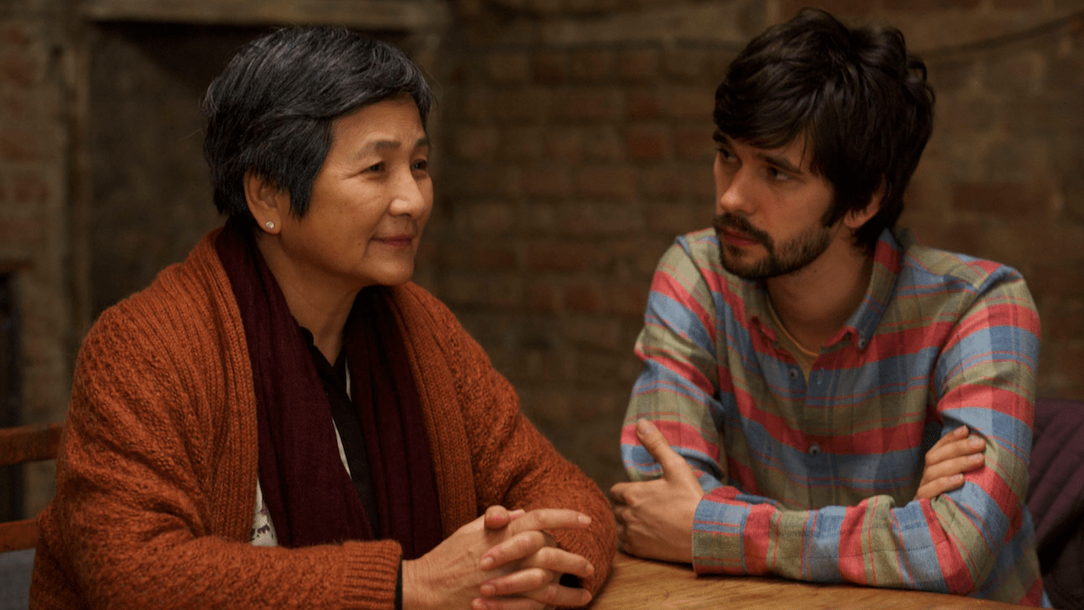 Ben Whishaw and Cheng Pei-pei in Lilting