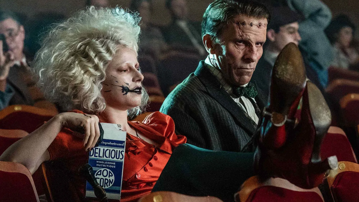 Jessie Buckley and Christian Bale in The Bride!