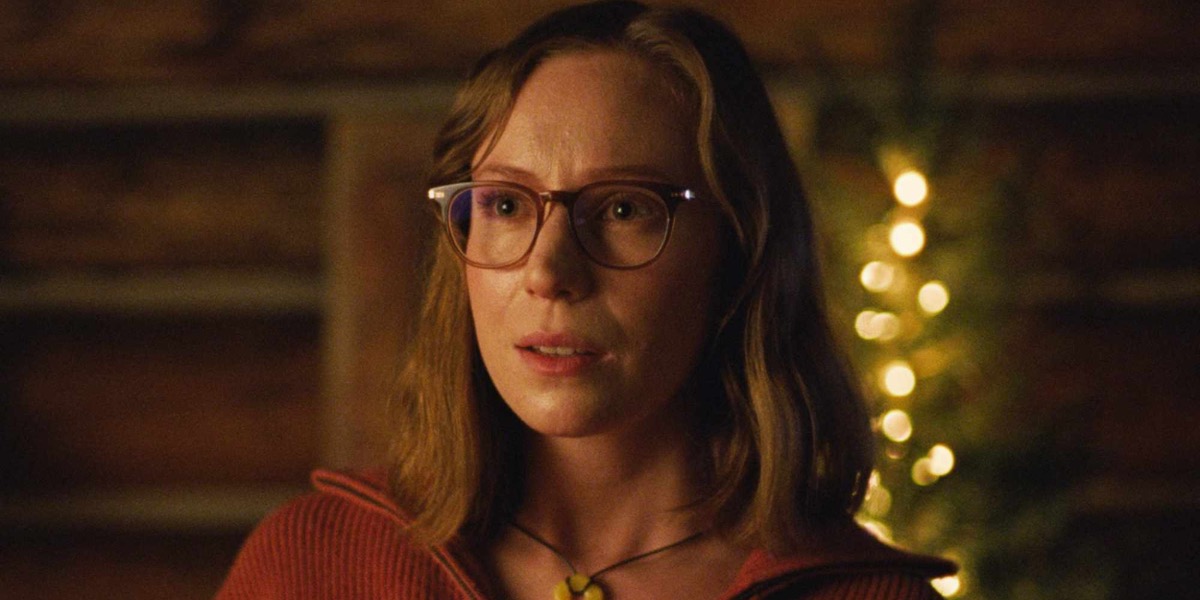 A woman looks stunned in "Teenage Sex and Death at Camp Miasma"