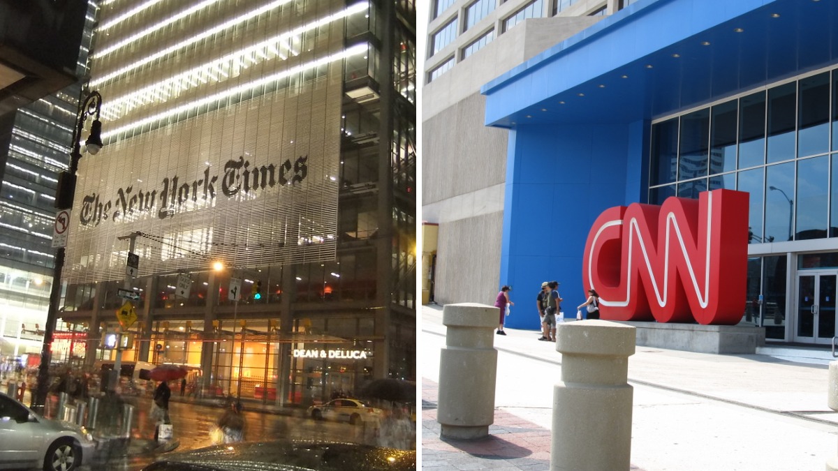 Trump is mad that news outlets he constantly insults are not praising him for a war he started