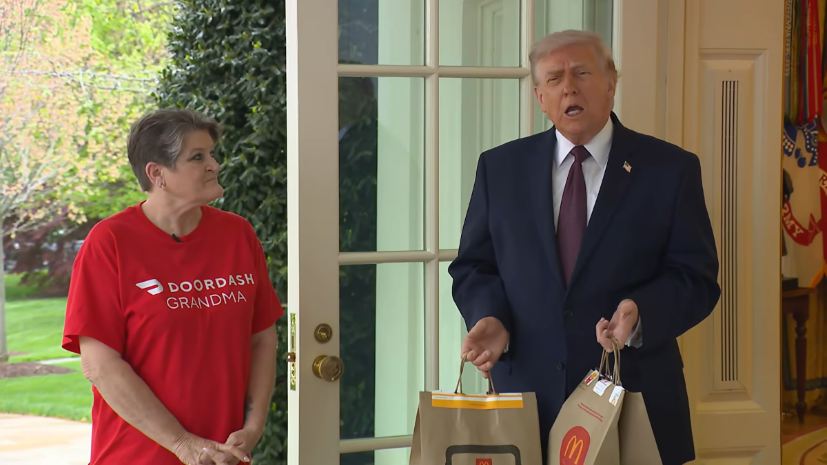 DoorDash grandma goes viral on social media for delivering to the White House