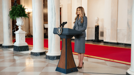 Melania Trump tweets against Jimmy Kimmel over a joke he made on his comedy set