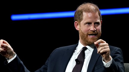 prince harry sitting