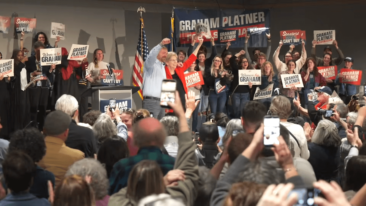 Graham Platner accused of doing a Nazi salute during his campaign in Portland, Maine