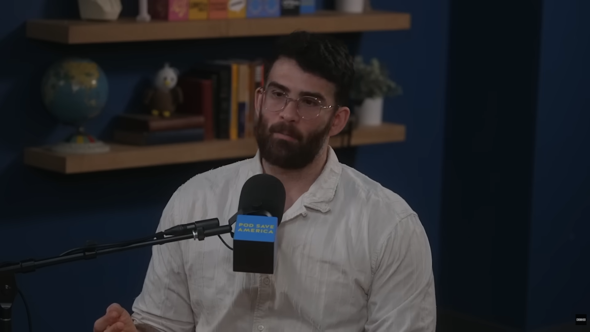 Hasan Piker on Pod Save America talking about campaigning in the Democratic Party