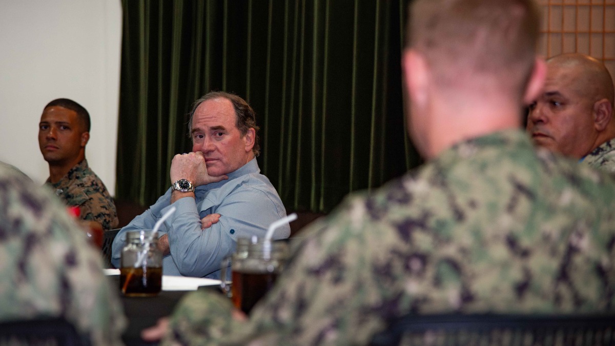 Pentagon disagrees but Trump is all praise for ousted Navy chief