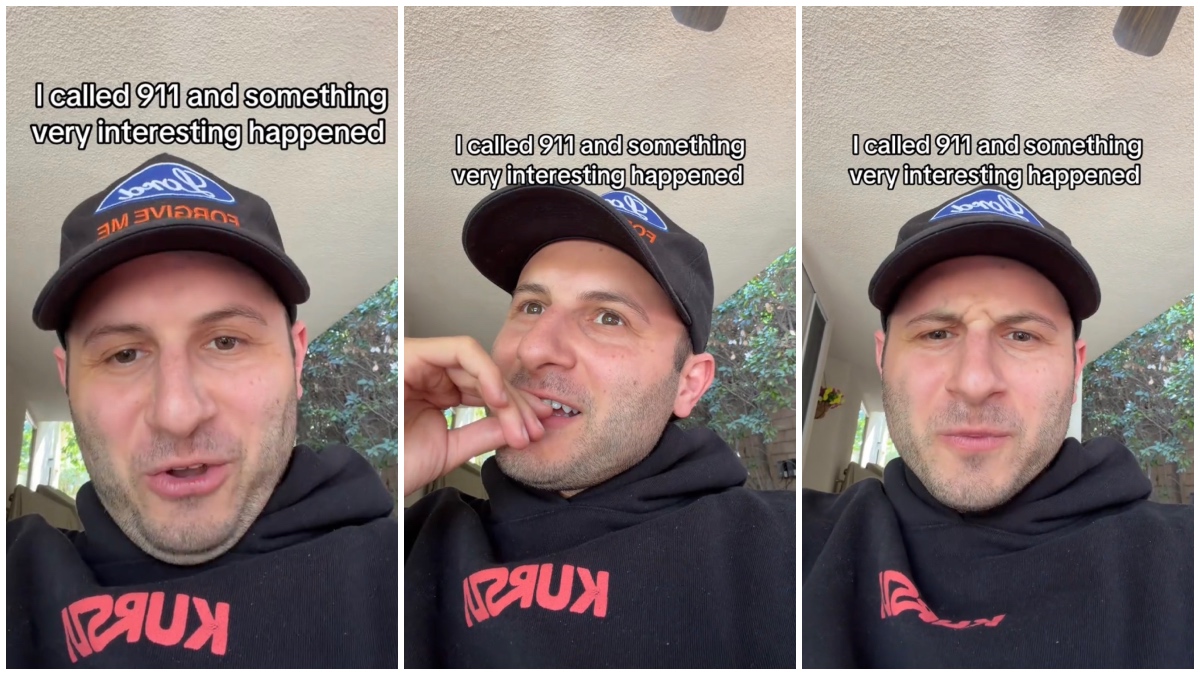 LA man calls 911 to report a burning tree on the side of a freeway, but their response made him question if he had dialed the correct number