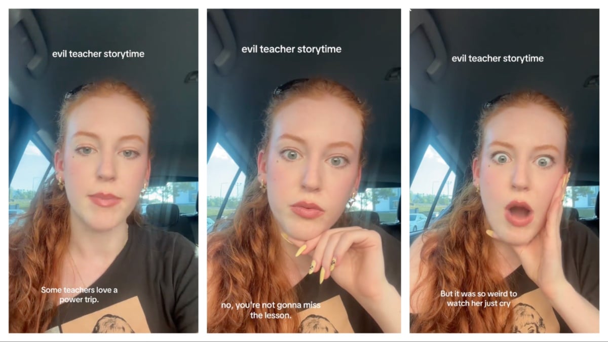 Woman admits to liking her geometry teacher, but then an incident with an extroverted classmate changed her mind: ‘I would’ve just left bru’