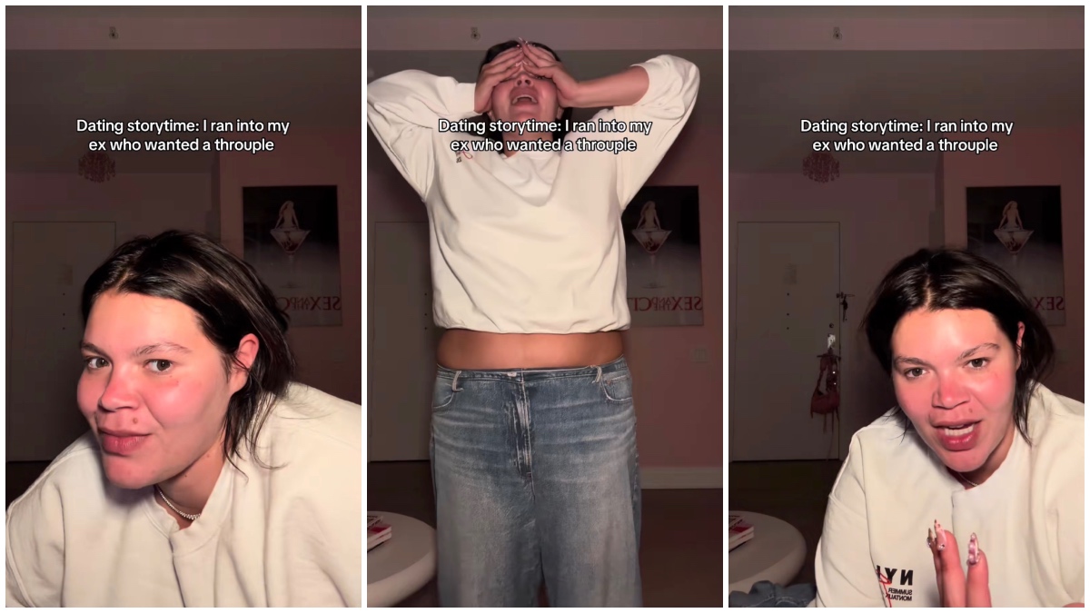 NYC woman ran into her ex at a private member dining. But he walked in with a baddie and she was in comfy clothes.