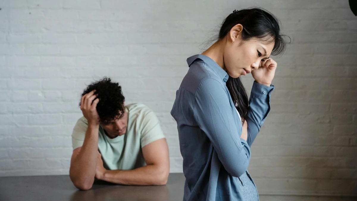 Married woman blindsided as her husband learns about her job. So, she jumps from 2nd-floor