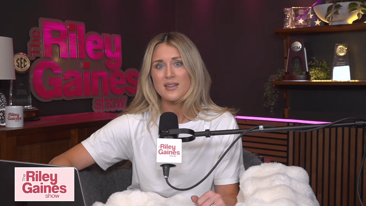 Riley Gaines talks about Trump's Jesus AI-generated photo