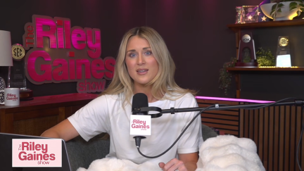 Riley Gaines talks about Trump's Jesus AI-generated photo