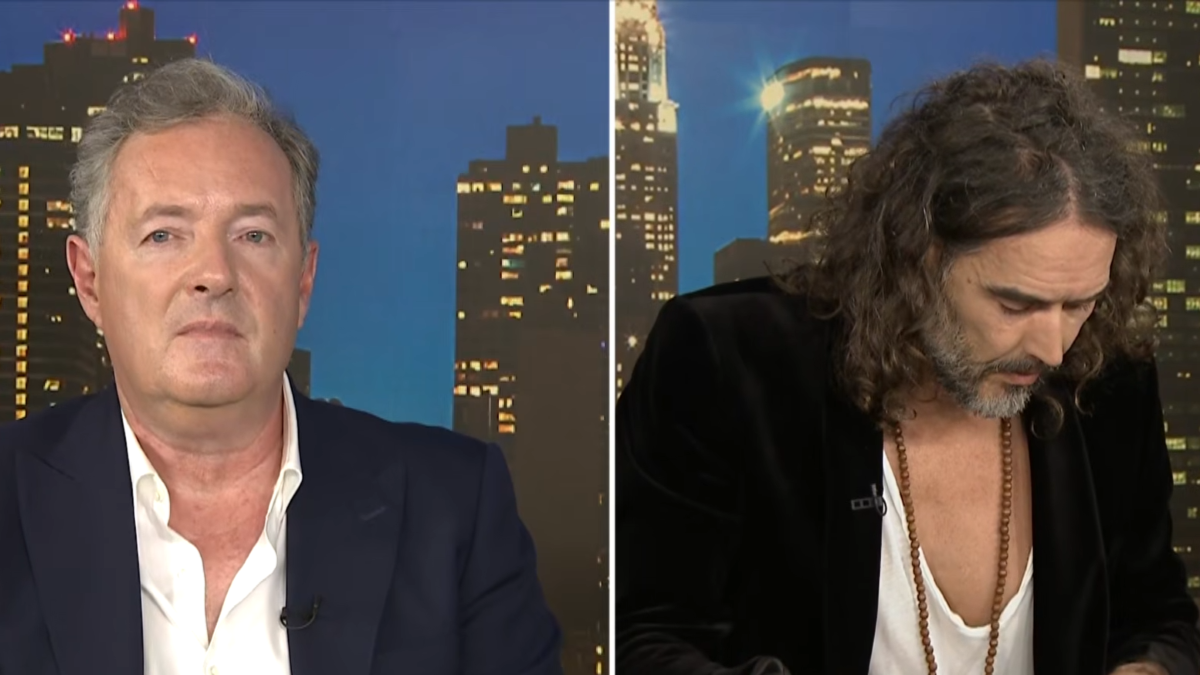 Piers Morgan Exposes Russell Brand’s Religious Grift On Air