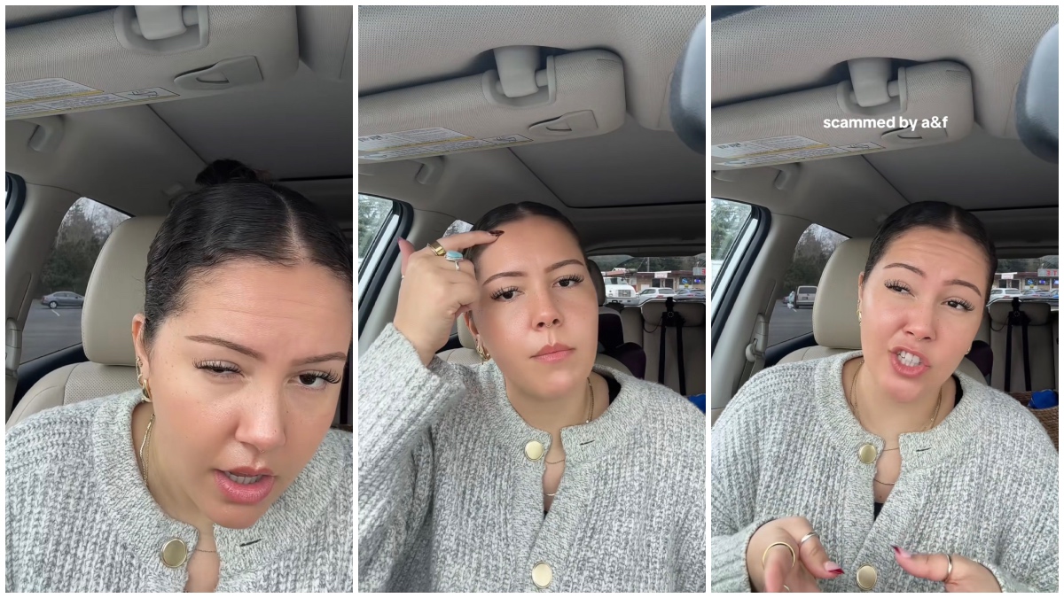 Seattle mom walks into Abercrombie & Fitch to buy sweaters at 50% off. She ended up paying double, then received a confusing text from her company