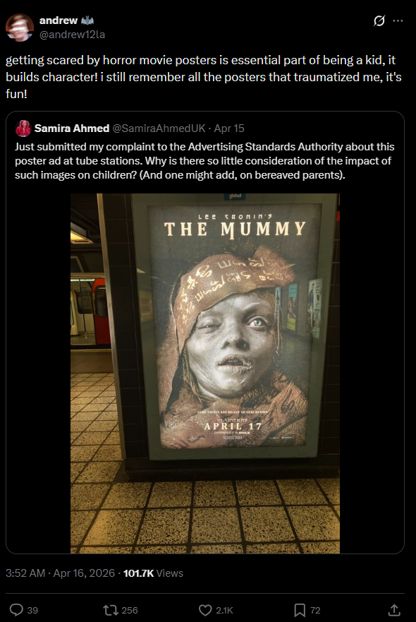 Social media defends Lee Cronin's The Mummy poster