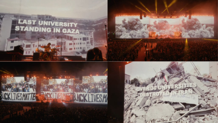 The Strokes protests war and US intervention during one set at Coachella