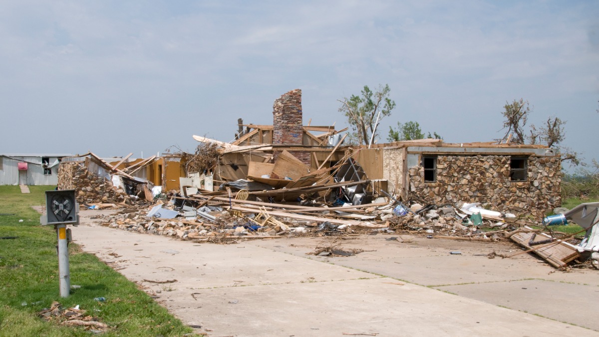 Oklahoma residents emerge from cellars to a nightmare of splintered wood and twisted metal after powerful tornado claims their homes