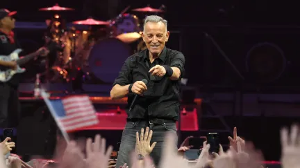 springsteen on stage