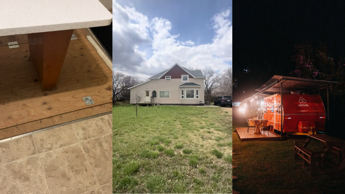 Alberta man checks in an Airbnb. He finds a strange trapdoor.