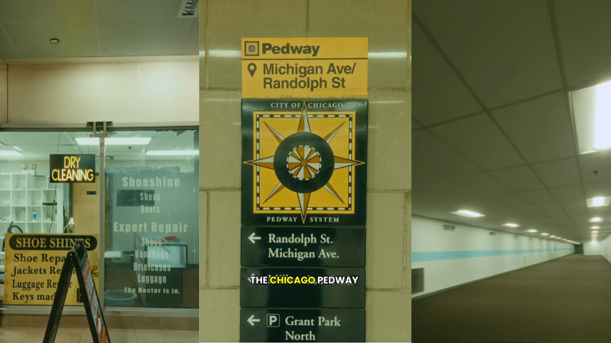 Man explores the Backrooms of Chicago on TikTok