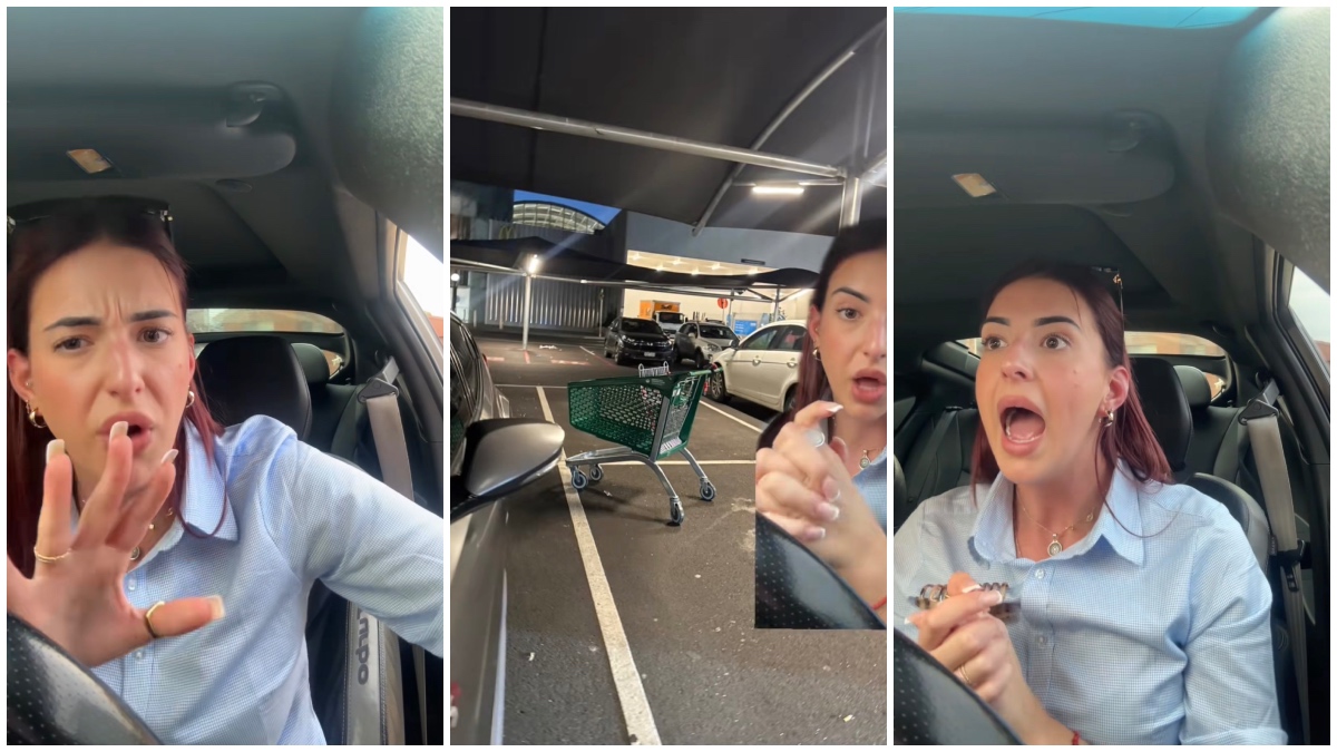 Melbourne woman had the best day grocery shopping for the week, until she saw a trolley in the middle of the parking lot: ‘Peak rage bait for me’