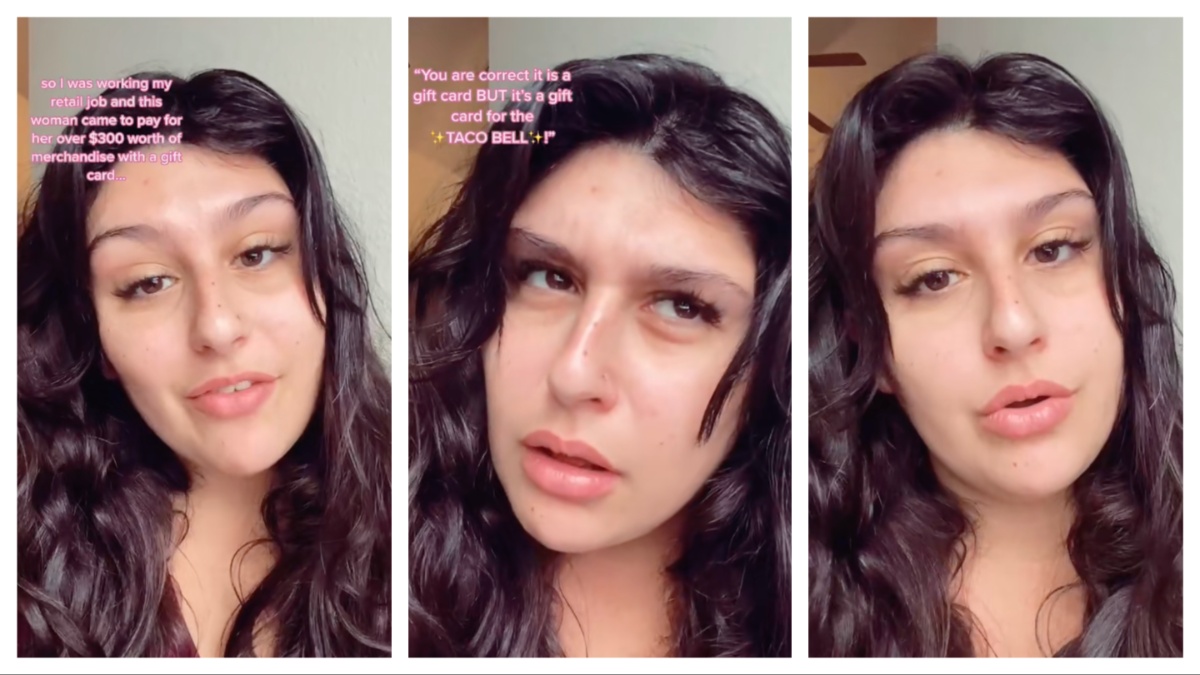 Orlando Retail Store Employee Encounters Customer Trying to Purchase Merchandise With Taco Bell Gift Card. Then She Asks for the Manager