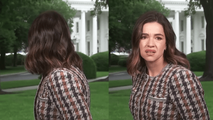 Julie Tsirkin from NBC News becomes a meme overnight for her reaction to the gunshots at the White House