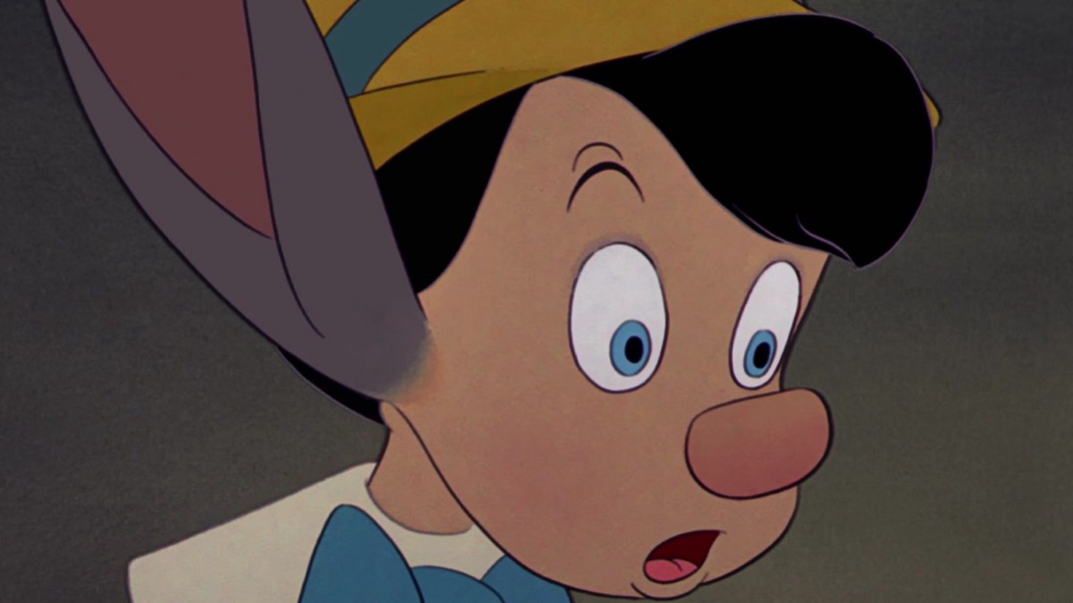 Pinnochio turns into a donkey in Pinnochio