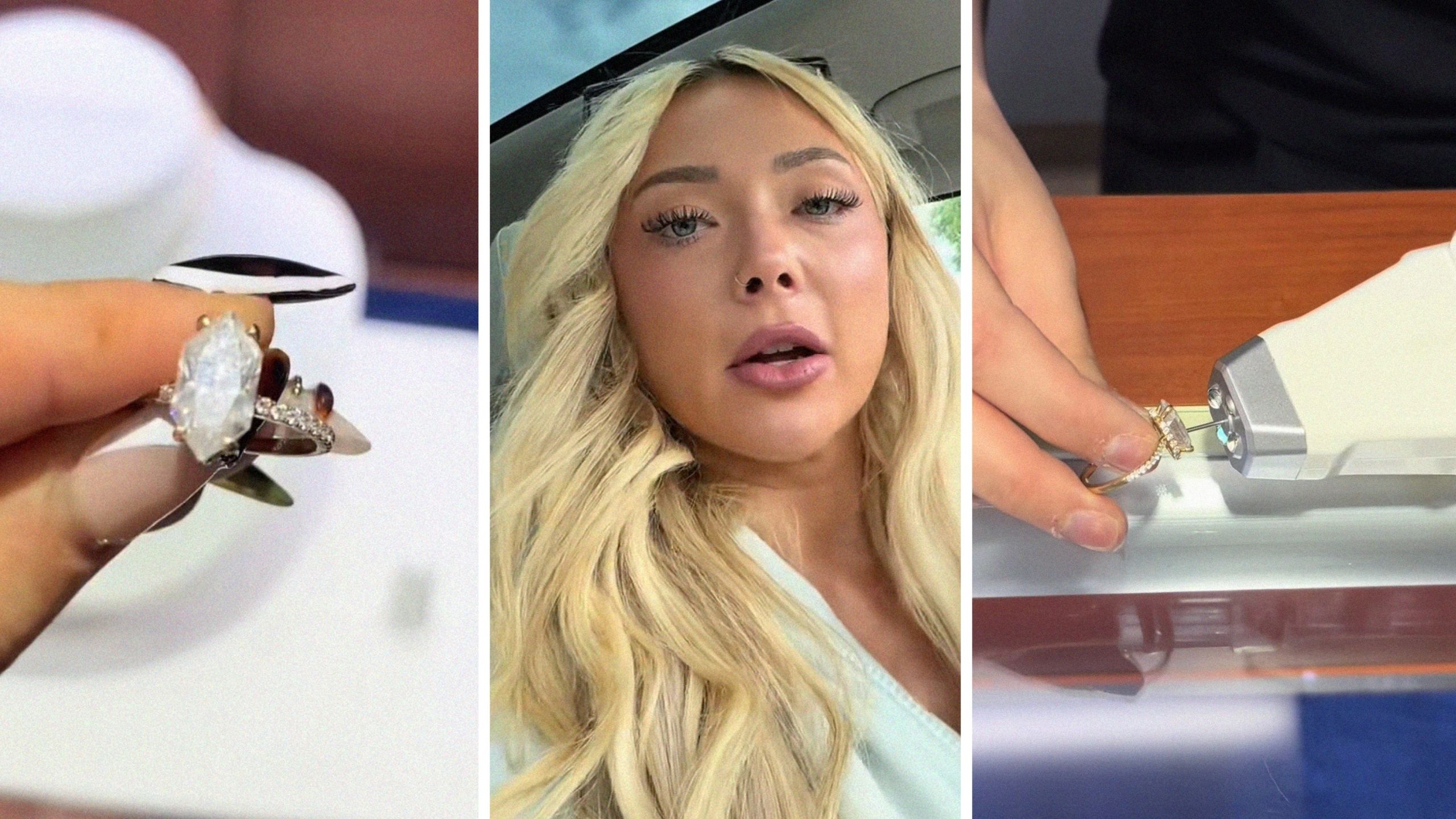 Woman suspects $8K diamond engagement ring of being fake, so she takes it to get appraised. Turns out she was right to doubt her ex-fiancé Woman suspects $8K diamond engagement ring of being fake, so she takes it to get appraised. Turns out she was right to doubt her ex-fiancé