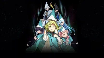 a group of characters all standing together