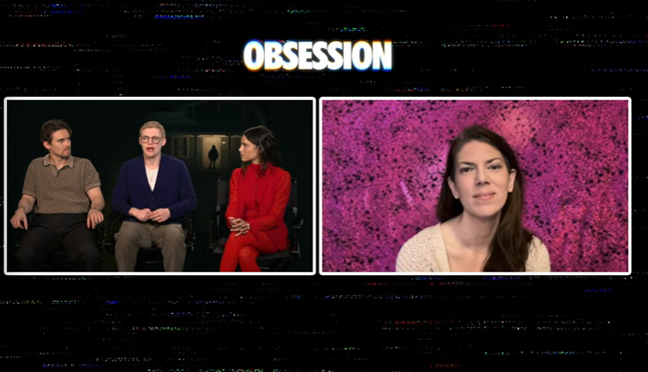 'Obsession' interview: Michael Johnston, Inde Navarrette, and Curry Barker on the new horror film.
